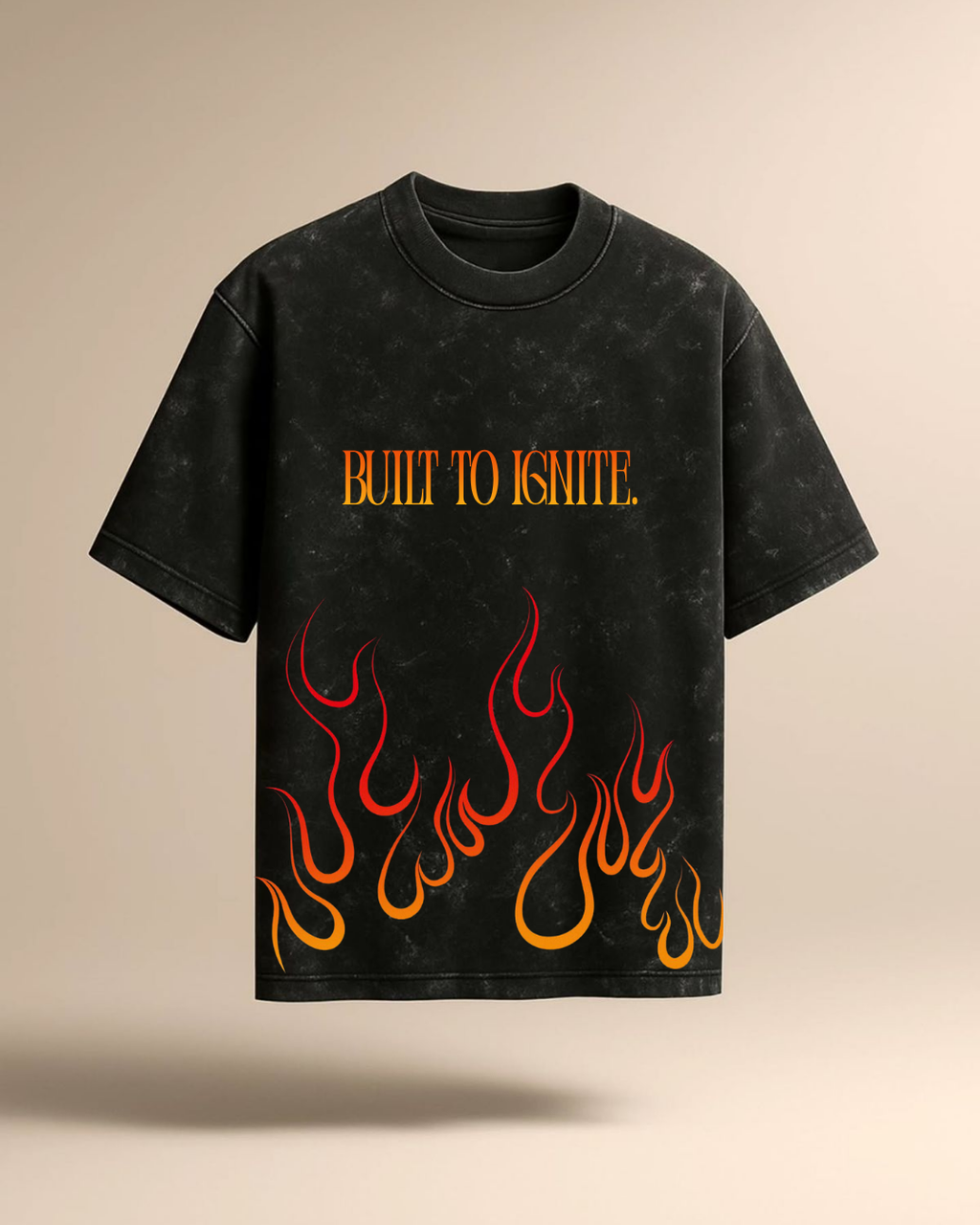 Built To Ignite | Acid Wash Oversized T-Shirt