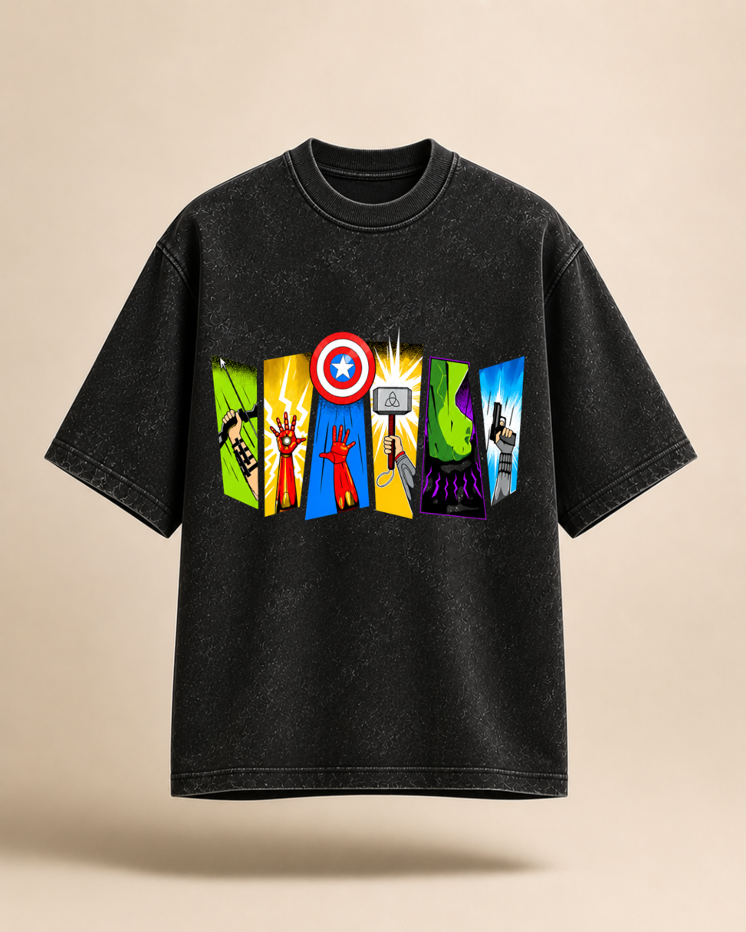 Marvel Legacy | Acid Wash Oversized T-Shirt