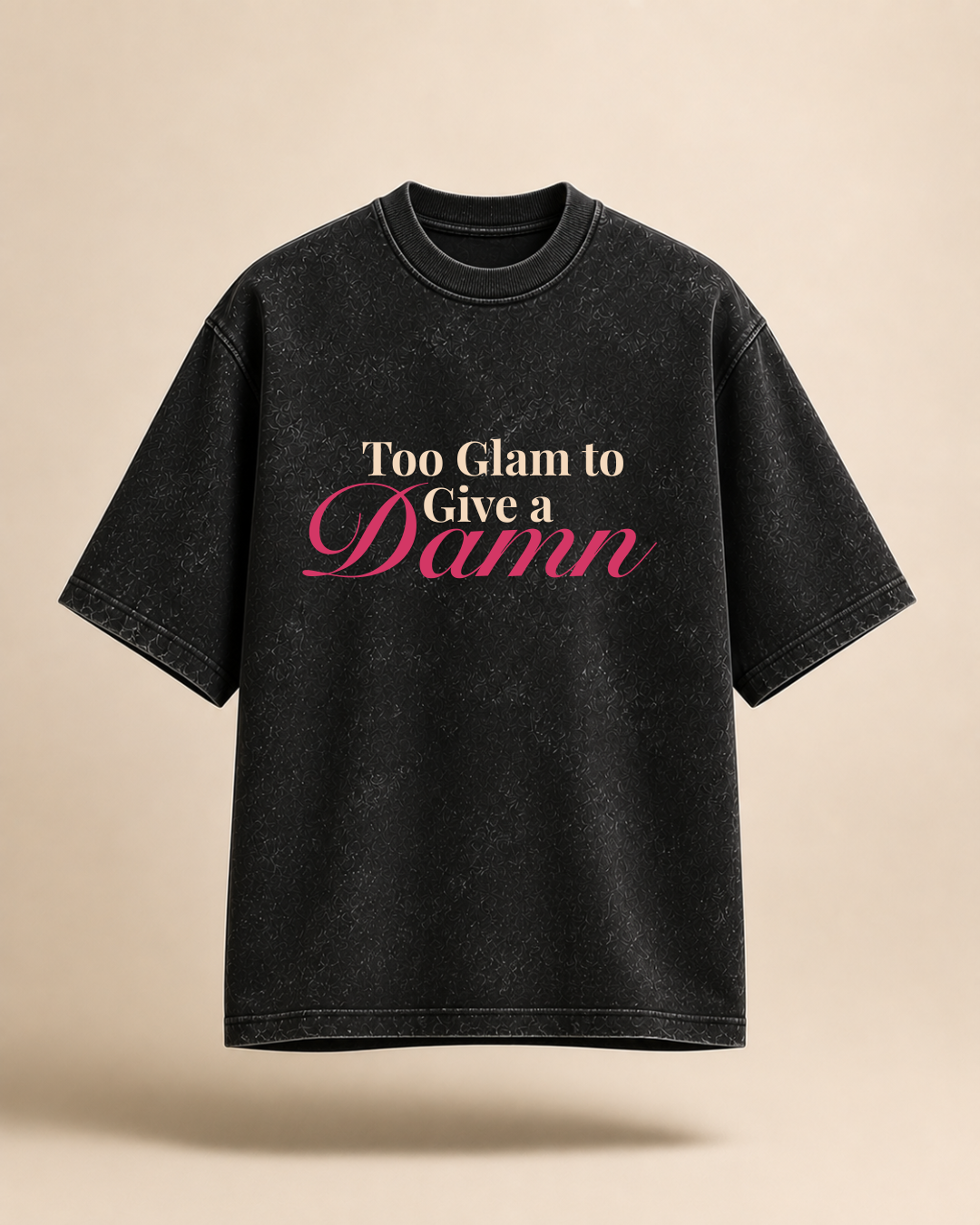Don't Care Club | Acid Wash Oversized T-Shirt