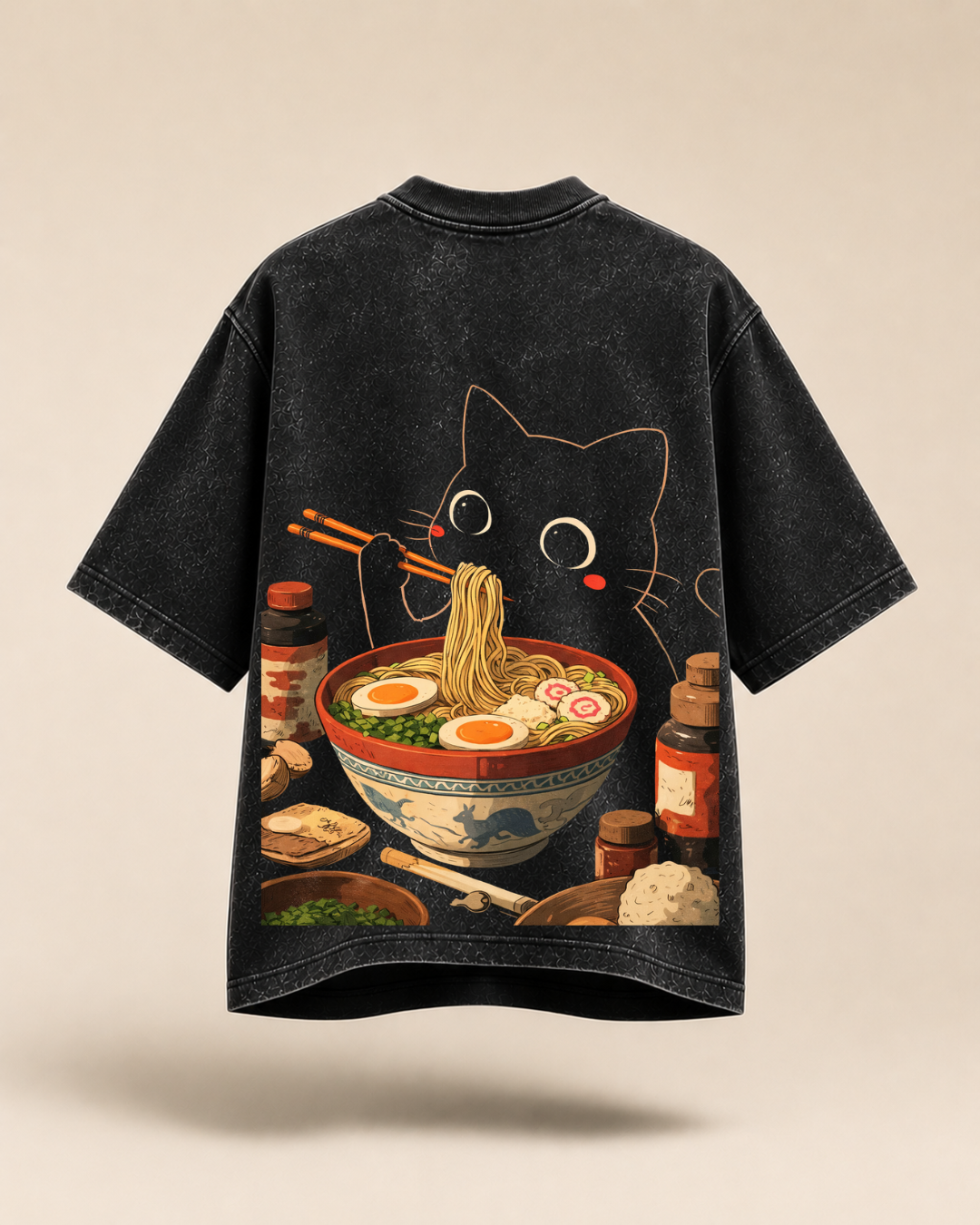 Ramen Cat Graphic Tee