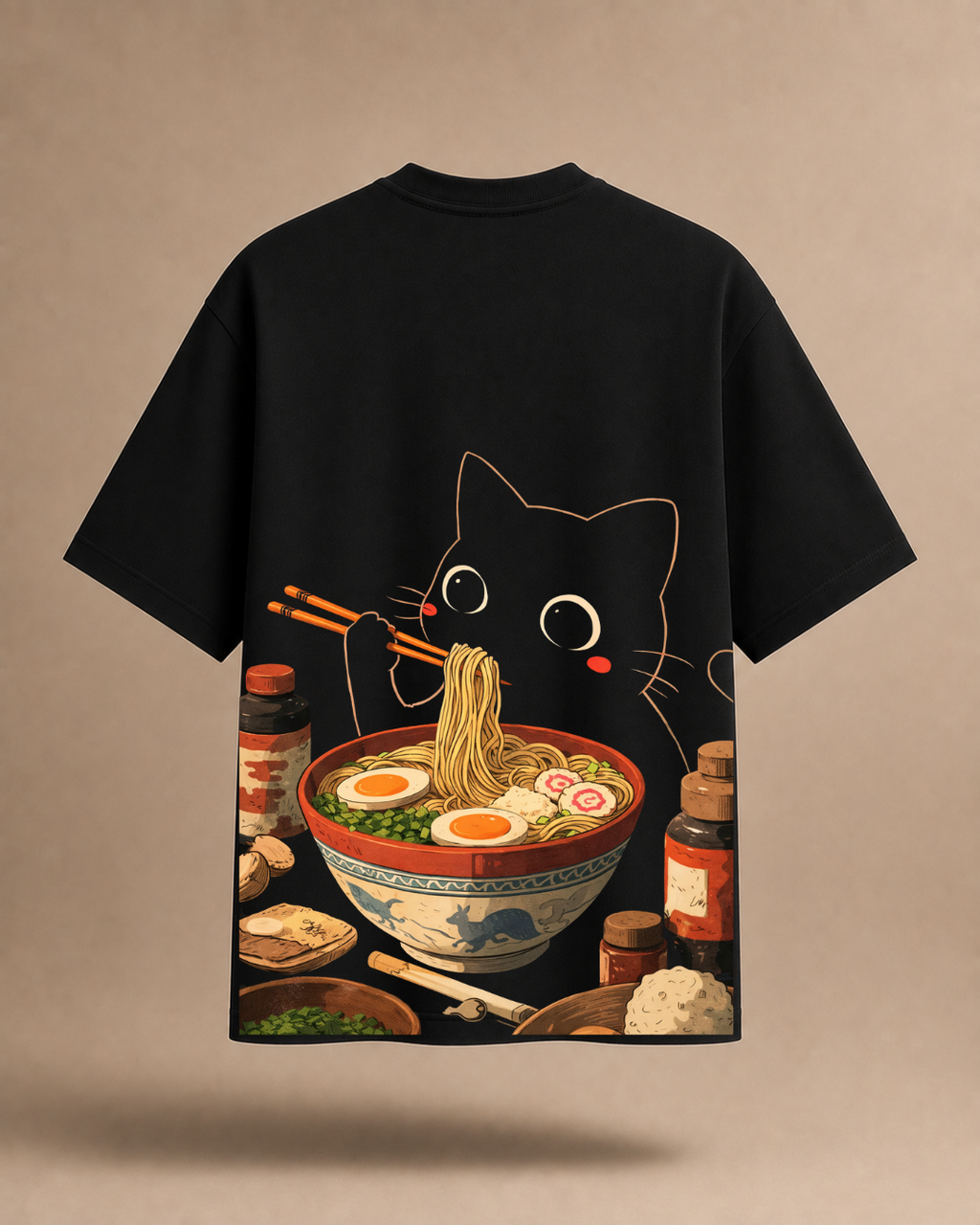 Ramen Cat Graphic Tee