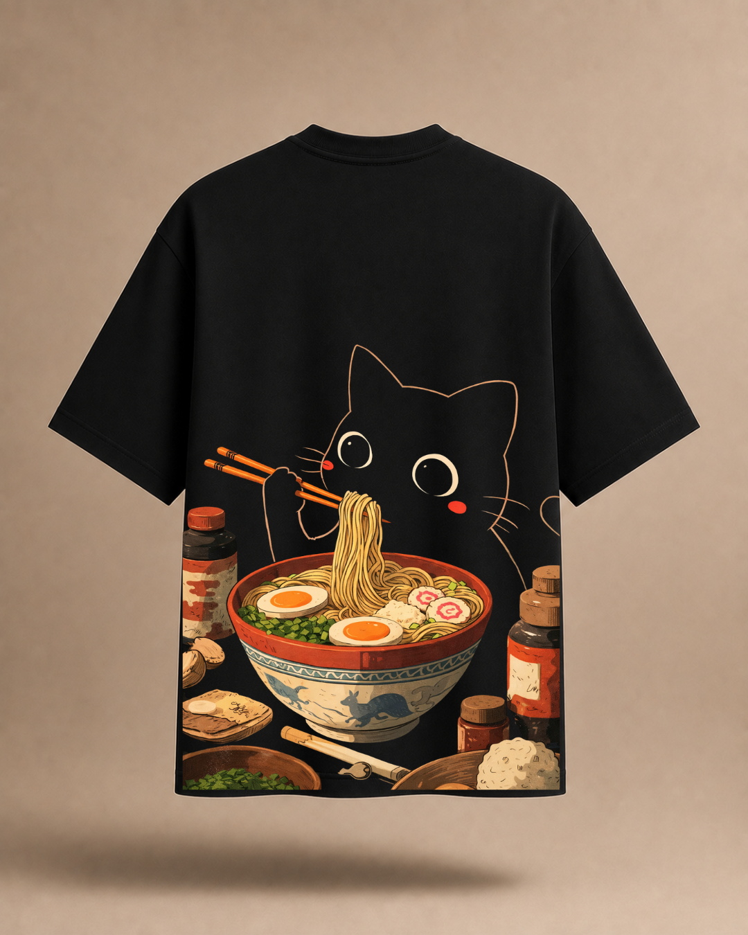 Ramen Cat Graphic Tee