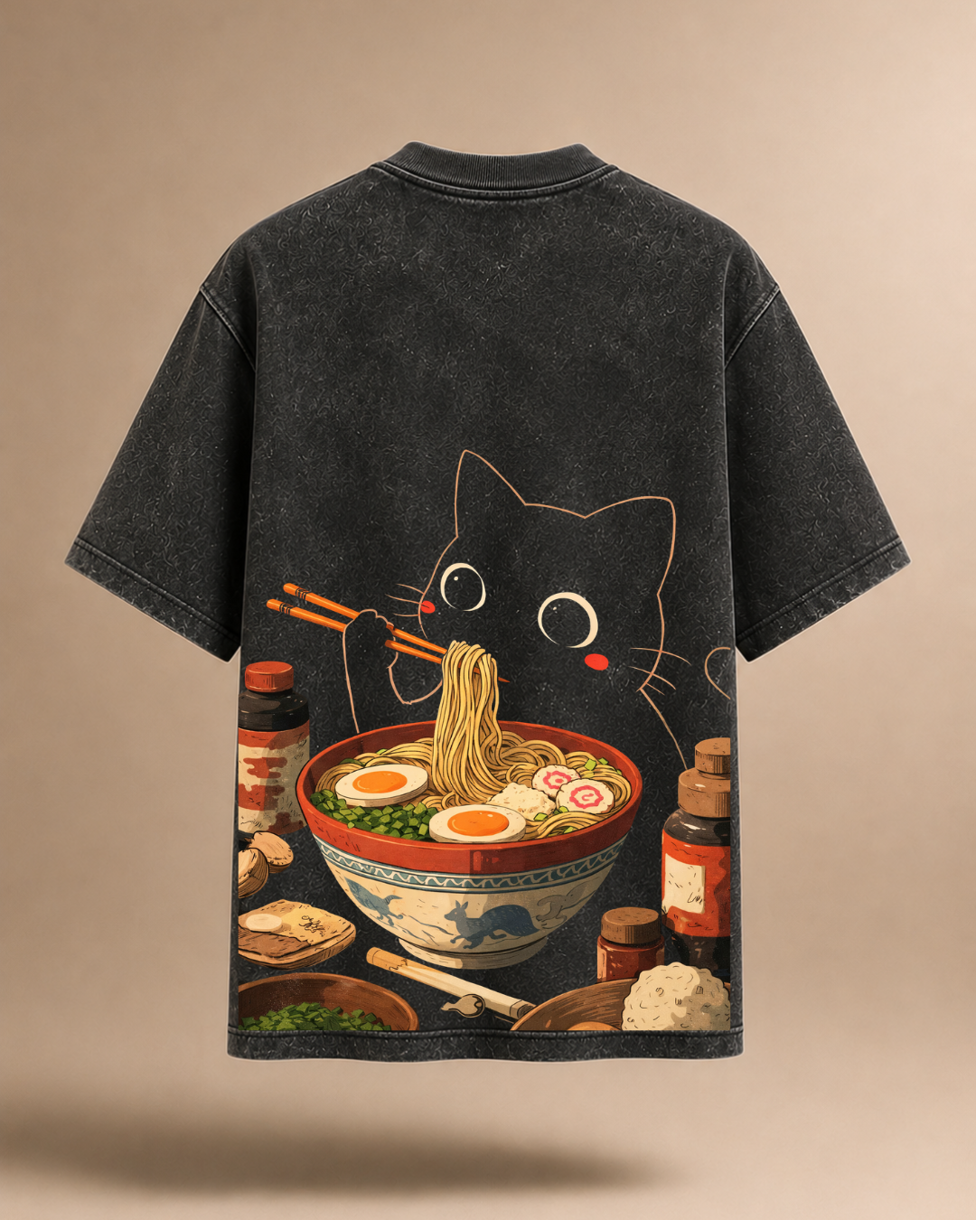 Ramen Cat Graphic Tee