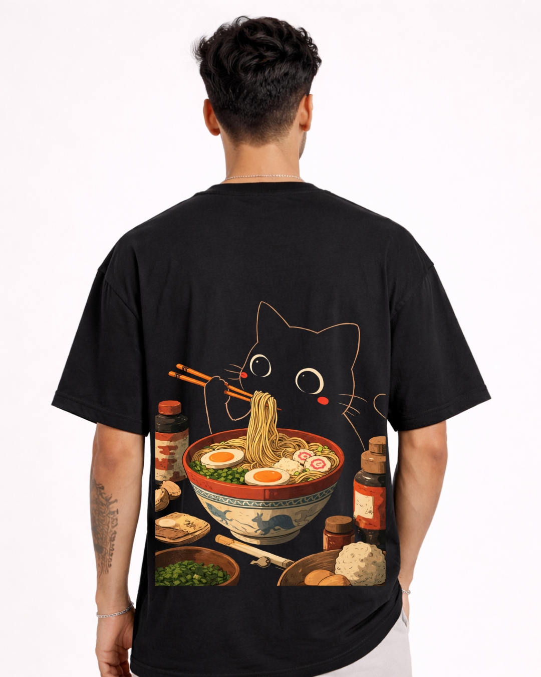 Ramen Cat Graphic Tee