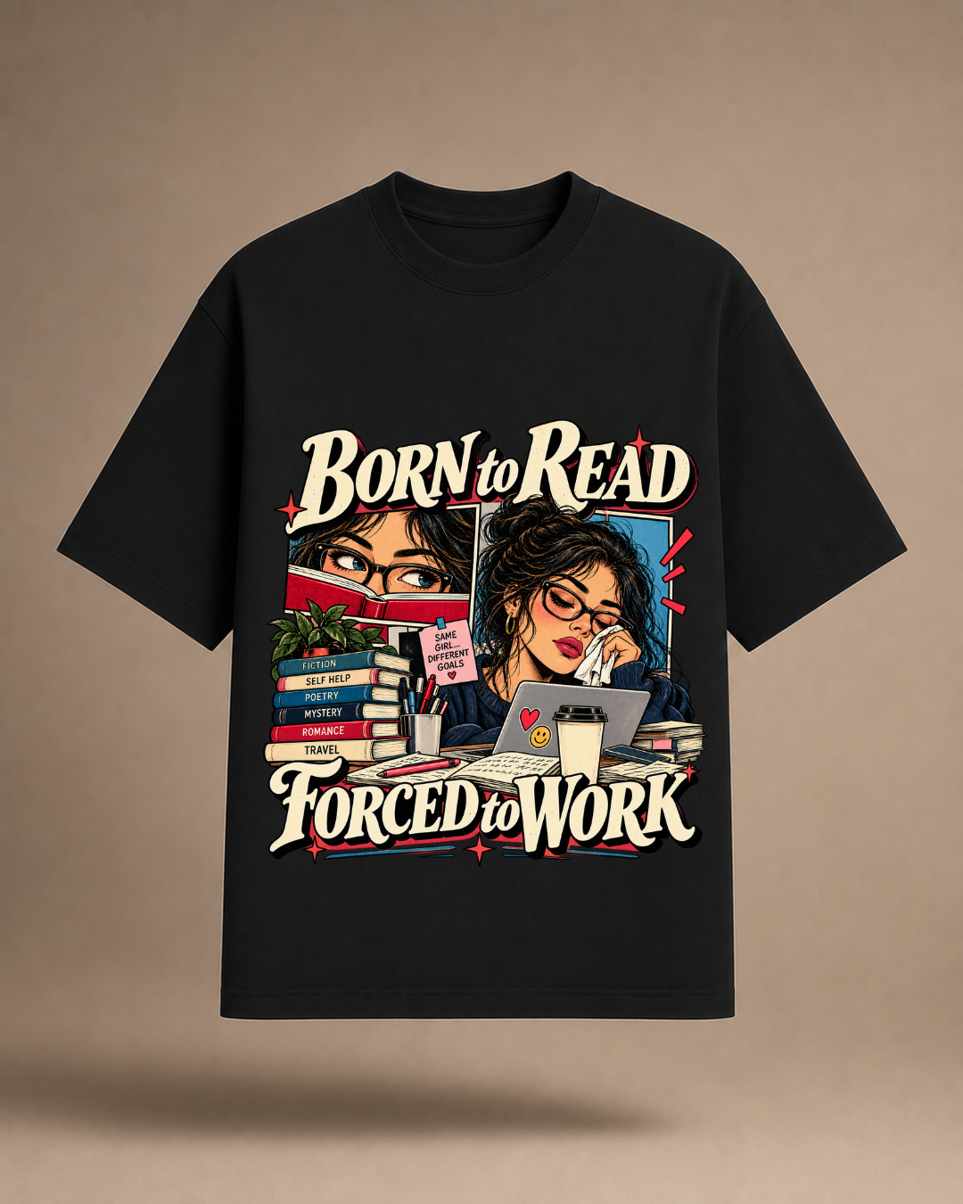 Forced to Work Oversized Tshirt