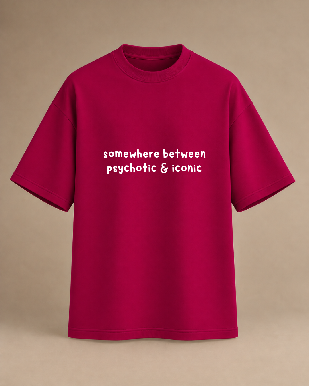Psychotic & Iconic Oversized Tshirt