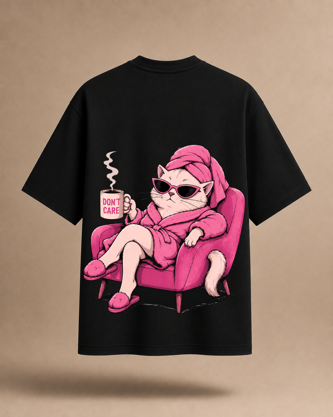 Don't Care Club | Acid Wash Oversized T-Shirt