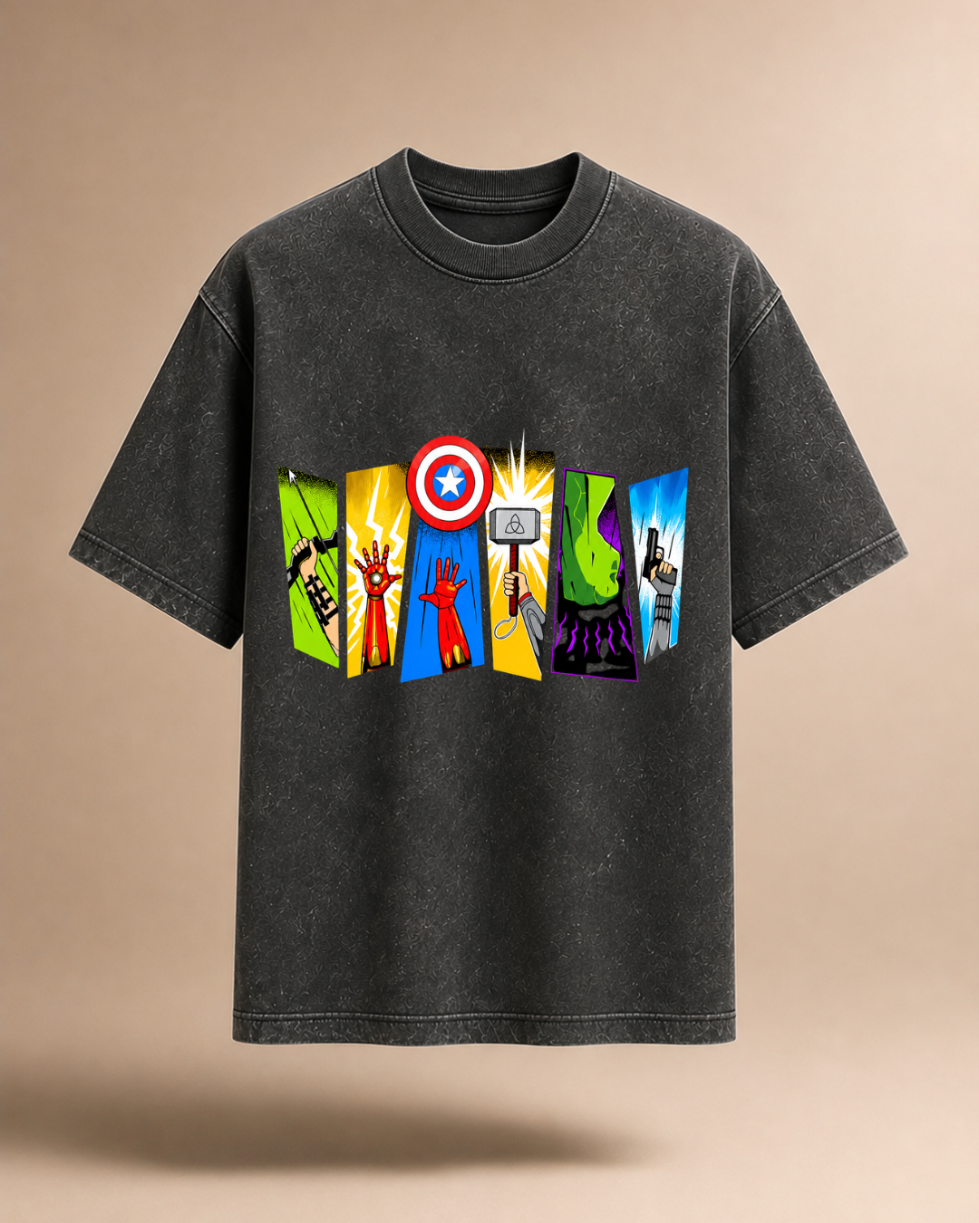 Marvel Legacy | Acid Wash Oversized T-Shirt