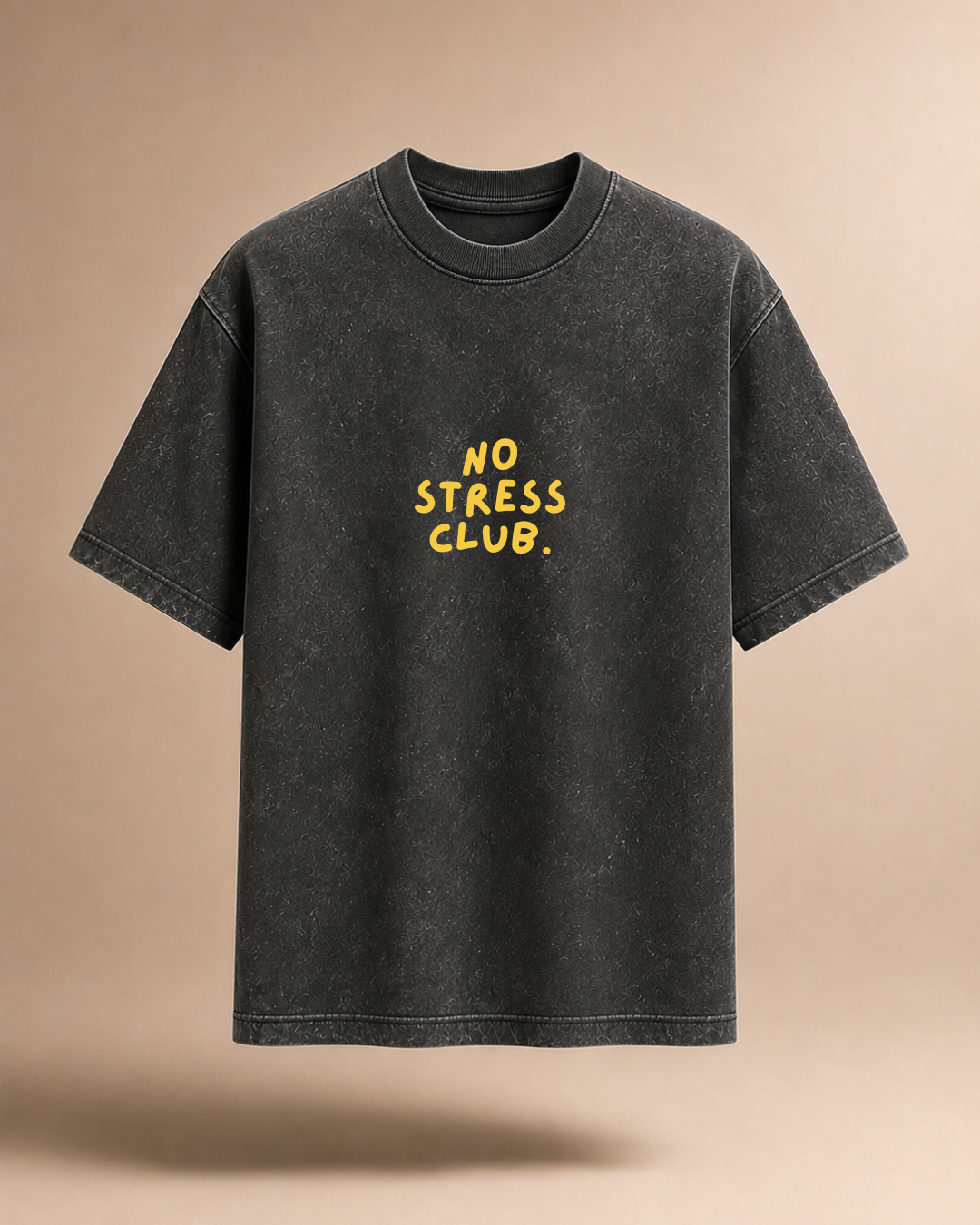 Shit Happens | Acid Wash Oversized T-Shirt