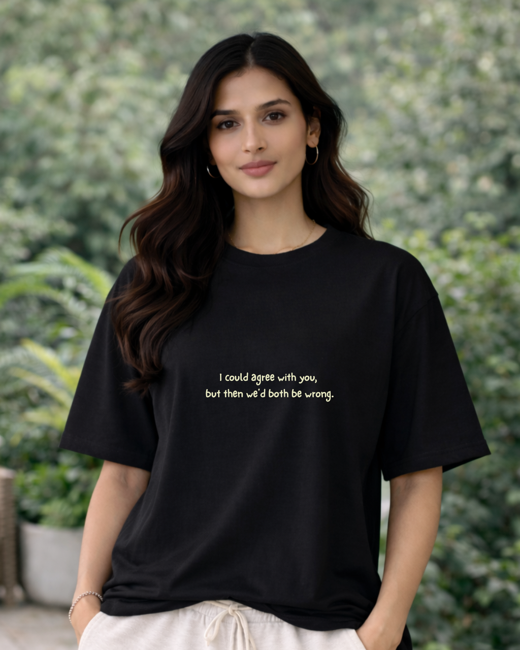 We'd Both Be Wrong Minimal Tee