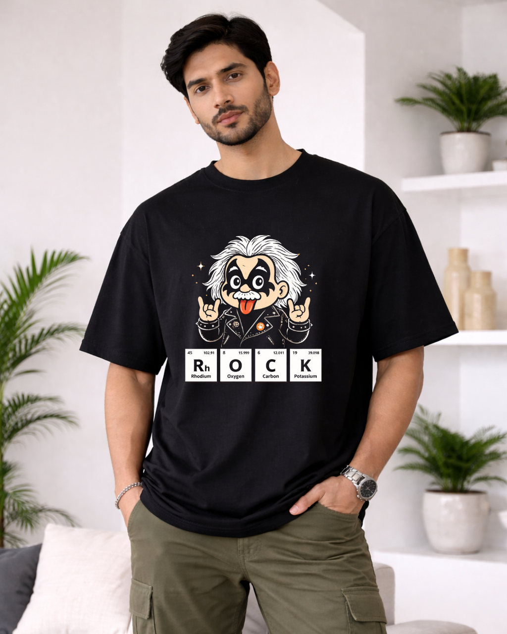 Rock Albert Einstein Graphic Tee