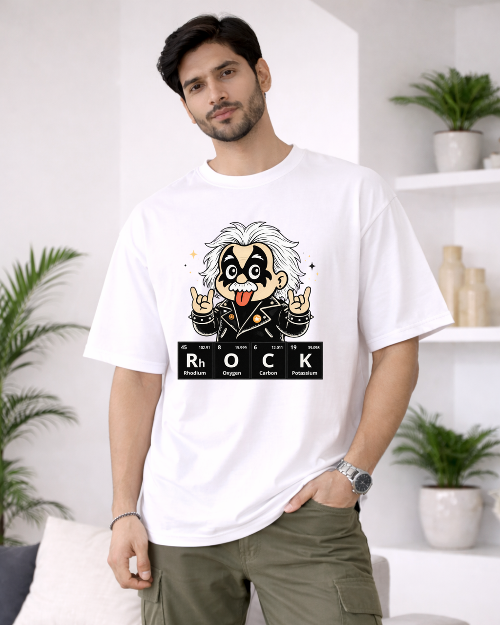 Rock Albert Einstein Graphic Tee